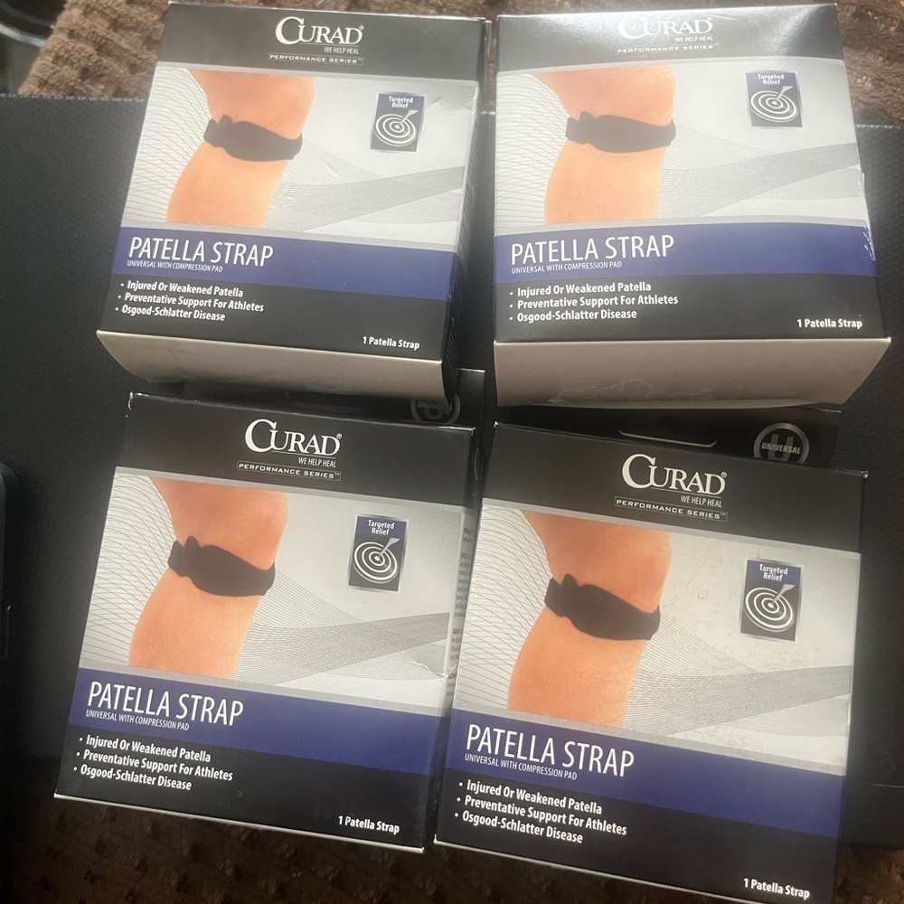 4 Patella. Straps with compression pad NIB